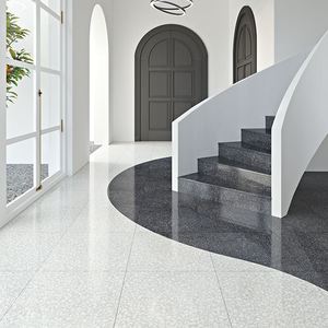 Carreaux de sol en pierre artificielle, carreaux en pierre de terrazzo, carreaux en porcelaine, carreaux de terrasse en azulejos 30x30 pour le revêtement de sol - Product Image 5
