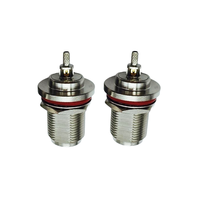 Connecteur coaxial RF étanche de type N femelle, connecteur N femelle à montage sur panneau, fenêtre ouverte pour câble RG174 RG316