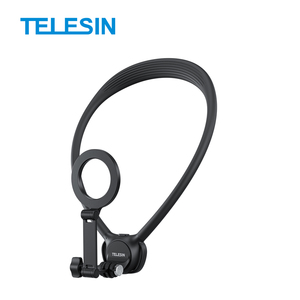 Soporte Magnético para Cuello TELESIN NUEVO, 2 en 1, Soporte Magnético Desmontable de Silicona para Teléfonos y Cámaras de Acción - Product Image 1