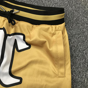 Pantalones cortos de baloncesto personalizados de alta calidad para hombre, pantalones cortos deportivos transpirables para entrenamiento de club con impresión por sublimación - Product Image 3