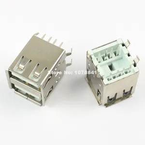 Conector de soquete DIP USB Fêmea Dupla de 8 pinos tipo A de boa qualidade