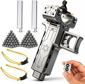 Slingshot semi-automatique haute précision avec double chargeur, cadre en alliage d'aluminium CNC pour la pratique de tir sur cible en extérieur GS272 V5 - Product Image 3