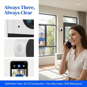 Caméra de surveillance sans fil 4G 3MP avec projecteur, <span class=keywords><strong>d</strong></span>étection PIR, compatible Google Home et Alexa, vente en gros <span class=keywords><strong>à</strong></span> bas prix, directement de l'usine (OEM/ODM) - Product Image 3