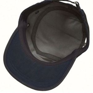 Gorras de lona encerada con revestimiento de PU personalizadas, estilo retro vintage, tipo cadete, de copa plana, para negocios, deportivas, para actividades al aire libre, resistentes, de sarga encerada, étnicas, comunes - Product Image 4