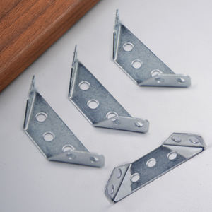 फोटो फ्रेम ब्रैकेट धातु जस्ता प्लेटेड ठीक ठीक करने वाली मरम्मत प्लेटों को मोटा कोण कोने - Product Image 6