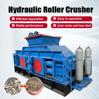 Concasseur à double rouleau, concasseur à rouleaux hydraulique pour le calcaire, les galets, la fabrication de sable, machine de concassage fin pour l'exploitation minière