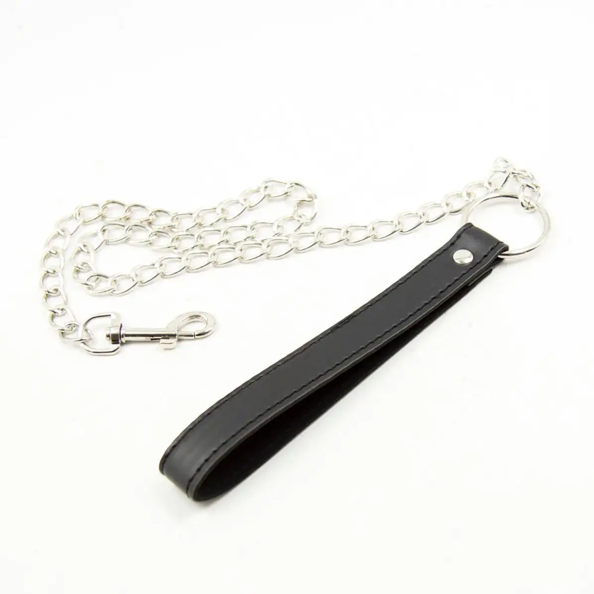 BDSM catena di ritenuta anello in metallo pelle PU cane cinturino erotico Sex Toy schiavo Fetish collo collare accessori del sesso per coppie