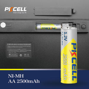 Аккумуляторы PKCELL NiMH AA, перезаряжаемые, 2600 мАч, цилиндрические, 1.2В, <span class=keywords><strong>Ni</strong></span>-<span class=keywords><strong>MH</strong></span> - Product Image 1