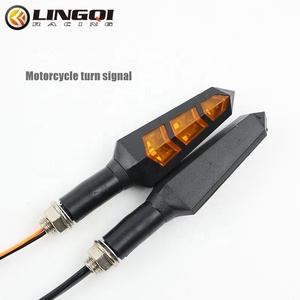 Système d'éclairage de moto LING <span class=keywords><strong>QI</strong></span>, clignotants avant et arrière ambre pour moto de rue, moto tout-terrain, moto de cross - Product Image 4