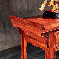 Table de salon en bois massif de style chinois classique en bois de santal rouge hérisson multifonction fabriquée en Chine