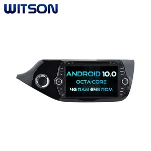 WITSON ANDROID 10.0 车载 DVD GPS 导航 KIA CEED 2012 4G DDR3 64GFLASH 1080P 高清