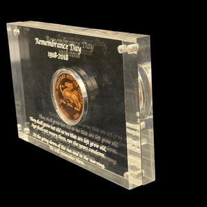 Nhà Máy Giá kỷ niệm đồng xu Acrylic hiển thị trường Hợp Chủ cho thể thao theo chủ đề Kinh doanh Quà Tặng Giải Thưởng làm bằng nhựa bền - Product Image 5