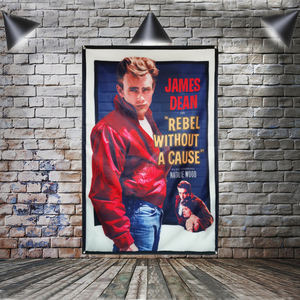 ป้ายโปสเตอร์เจมส์ ดีน แบนเนอร์ภาพยนตร์การ์ตูน ของตกแต่งบ้าน ป้ายแขวน มีห่วงตาไก่ 4 จุดที่มุม ขนาด 3x5 ฟุต - Product Image 2