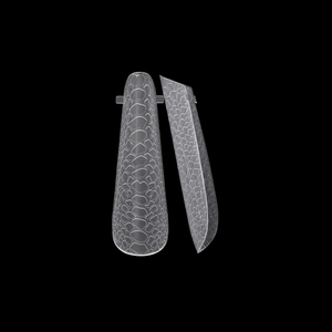 Forme à ongles en plastique extra longue, double forme, effet serpent 3D, réutilisable, pour extension de gel, outil de construction d'ongles pour salon de manucure - Product Image 1