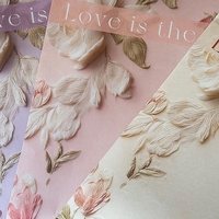 Papier d'emballage pour fleurs LUCIA 37*52cm, matériel d'emballage pour bouquets, papier nacré pour bouquets LF161416