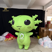Costume de dragon gonflable en peluche courte de style usine avec impression de logo, tenue de mascotte de dinosaure vert gonflable pour fête cosplay
