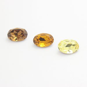 Pierres synthétiques en <span class=keywords><strong>verre</strong></span> de forme ovale de couleur colorée de haute qualité pour la fabrication de bijoux de collier à faire soi-même - Product Image 5