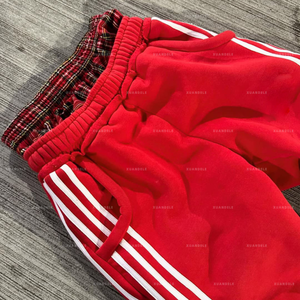 <span class=keywords><strong>Pantaloni</strong></span> larghi da <span class=keywords><strong>uomo</strong></span> di alta qualità <span class=keywords><strong>a</strong></span> vita doppia elasticizzati 450gsm <span class=keywords><strong>a</strong></span> strisce di cotone 100% pesanti <span class=keywords><strong>pantaloni</strong></span> della tuta da <span class=keywords><strong>uomo</strong></span> - Product Image 5