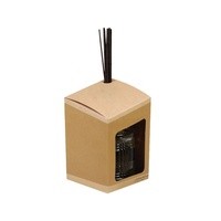 Boîte pour diffuseur de parfum, conteneur d'emballage créatif et pliable sur mesure avec fenêtre découpée