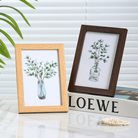 TX10244 Bingkai Foto Kayu Buatan Tangan Sederhana untuk Digantung di Dinding Ukuran 5-10 Inch A4 Model MDF1512 Grosir
