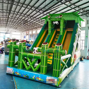 Tobogán inflable comercial con forma de panda para niños, castillo inflable para fiestas infantiles al aire libre. - Product Image 6