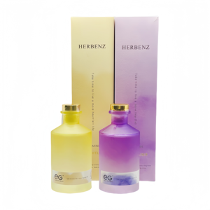 Aromaterapia personalizada de 200ml para difusor de caña, aceite de Perfume para el hogar de lujo, botella de vidrio verde, Material de madera, fragancia de larga duración - Product Image 6