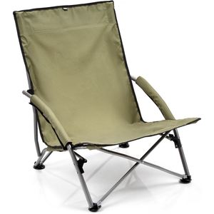 Silla Plegable Compacta de Metal con Soporte Lumbar para Conciertos, Festivales, Jardín, Camping, Terraza, Playa y Exteriores - Product Image 1