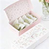 Boîte à gâteau en carton blanc avec logo personnalisé, emballage de boulangerie pour mariage, anniversaire, cadeau