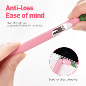 Housse en silicone mignonne <span class=keywords><strong>pour</strong></span> stylet tactile avec support de pointe de protection <span class=keywords><strong>pour</strong></span> <span class=keywords><strong>Apple</strong></span> <span class=keywords><strong>Pencil</strong></span> 2 - Product Image 5