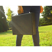 Barbecue portable pliable GARIDA RTS, barbecue au charbon de bois, barbecue de table pliable, GCBG-001
