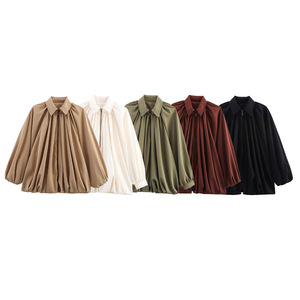 Vente flash : Manteau long à manches longues et col châle en toile de bâche tendance pour femmes - Product Image 4