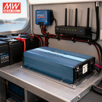 Onduleur Mean Well NTU-1200W à onde sinusoïdale, alimentation à découpage UPS, CN/UN/EU 212/224/248, redresseur pour galvanoplastie NTU-1200