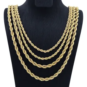 Featured Wholesale 24k gold necklace price For Men and Women