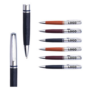 New Best Price Superior Quality Luxury Leather PU Ball <b>Pen</b> With Printing Customized Logo - Product Image 1