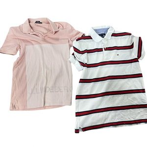 Fabbrica <span class=keywords><strong>Outlet</strong></span> abbigliamento uomo cotone Polo Tshirt misto abiti usati vestiti con i migliori prezzi - Product Image 5