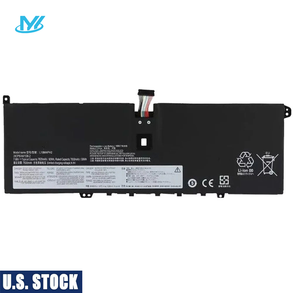 7,68V 60Wh Laptop Akku Laptop-Akku-Ersatz Für Lenovo Yoga 9-14ITL5 / 9i 141TL5 – 7,68V, 60Wh, Kompatibel Mit L19C4PH2, L19M4PH2 Lenovo Yoga 9i