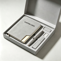 Ensemble de carnets A5 personnalisables haut de gamme – Design de marque sur mesure pour cadeaux d'affaires de prestige