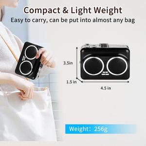 Fabrieksprijs <span class=keywords><strong>Cassette</strong></span> Naar Mp3 Converter Cassettespeler Draagbare Dubbele Luidsprekers - Product Image 5