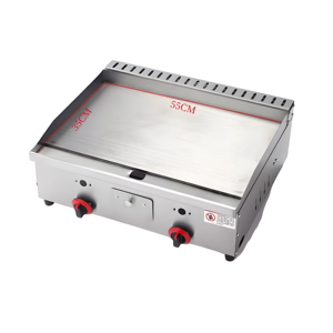 Kommerzieller Tragbarer Tischgrill mit 2 Brennern Kleiner Gas-BBQ-Grill für Outdoor-Camping Gasgrillplatte für Reisen - Product Image 2