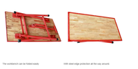Banc de travail Ework 1200, table de travail en bois pour entrepôt et atelier, capacité de charge de 2000 lb, garantie d'un an