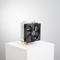 Dissipateur thermique pour processeur 90 cm, 2 caloducs, LGA 775/115X/1366/1200/1700, refroidisseur PC, pièces d'ordinateur, ventilateur de refroidissement par air pour processeur