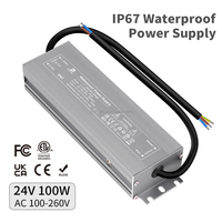 Sunktec — lampe torche Led étanche, 100W, 4,16 a, AC 100-260V DC 24V, panneau lumineux, pilote d'alimentation, transformateur