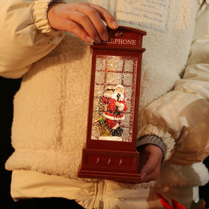 Regalos de Navidad <span class=keywords><strong>2022</strong></span>, Globo de Nieve con Luz Musical USB de Resina, Lámpara de Agua para Decoración del Hogar, Precio Más Vendido - Product Image 4