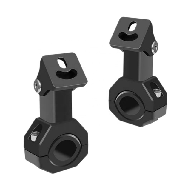Multifunctional Universal Motorcycle Spotlight Bracket Tube Clamp Mount Kit Aluminum Alloy Adjustable Rotatable Modified Parts