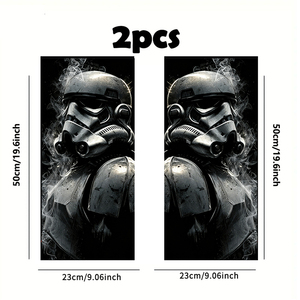 Pegatina para pilar B de coche, calcomanía con patrón de Stormtrooper de <span class=keywords><strong>Star</strong></span> <span class=keywords><strong>Wars</strong></span>, pegatina impermeable de vinilo para poste de puerta de columna central de coche - Product Image 5