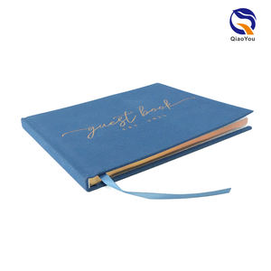 Impresión de Libros de Tapa Dura con Diseño Personalizado, Estampado en Caliente con Borde Dorado, Logotipo en Tela, con Cinta Decorativa - Product Image 1