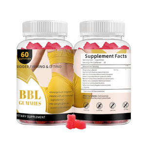 Großhandelspreis Eigenmarke Vegane Po-Vergrößerungsgummis Original BBL Gummies Die Echten Original Po-Vergrößerung - Product Image 2