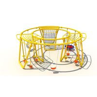 Ensemble de balançoires pour enfants avec structure métallique et sièges en plastique pour les aires de jeux extérieures des jardins d'enfants et des écoles