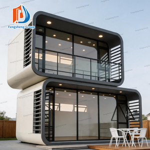Cabines de bureau préfabriquées en gros pour entrepôts, à deux étages, avec balcons, respirantes, pour usage extérieur - Product Image 2