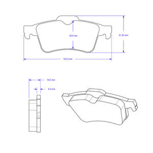 Vente en gros D1564 Auto Car <span class=keywords><strong>Break</strong></span> Pads pour Jaguar XJ (X351) Bonne qualité à bon prix - Product Image 5